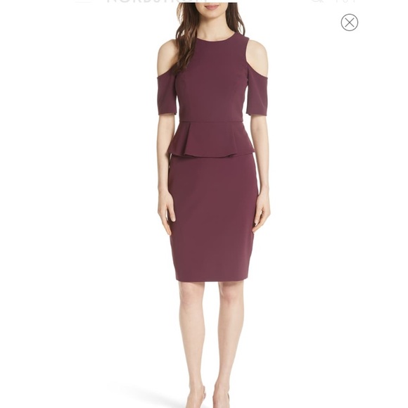 peplum pencil dress
